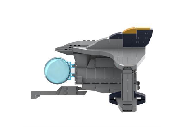 ZITIANYOUBUILD Custom MOC-102299 Sci-fi Fighter Airplane Model 440 Parts for Christmas