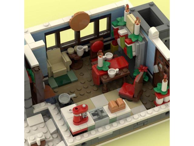 ZITIANYOUBUILD Custom MOC-92758 Winter Cabin Street View 1400 Parts Toys Gift for Christmas