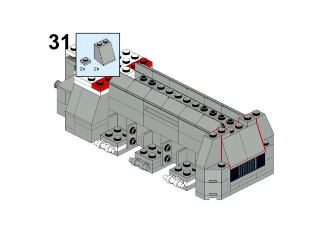 ZITIANYOUBUILD Custom MOC-104342 Imperial-Troop-Transport Technology Warship 210 Parts