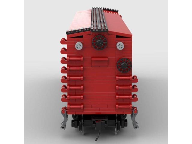 ZITIANYOUBUILD Custom MOC-88659 All-Door Boxcar Train Model 926 Parts Toys Gift for Christmas