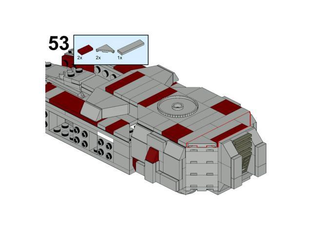 ZITIANYOUBUILD Custom MOC-103902 RX-200 Falchion-class Tank 366 Parts Kids Gift for Christmas