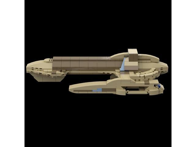 ZITIANYOUBUILD Custom MOC-117482 Karemma Ship Sci-Fi Battleship Model 400 Parts for Christmas