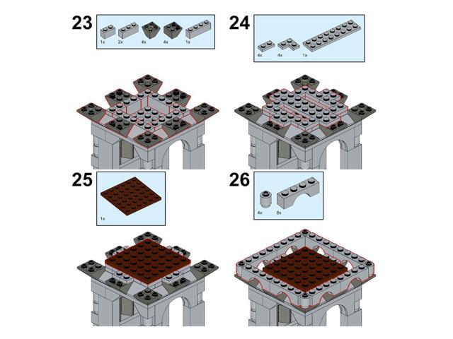 ZITIANYOUBUILD Custom MOC-77965 Medieval Modular Dungeon Tower 400 Parts Gift for Christmas