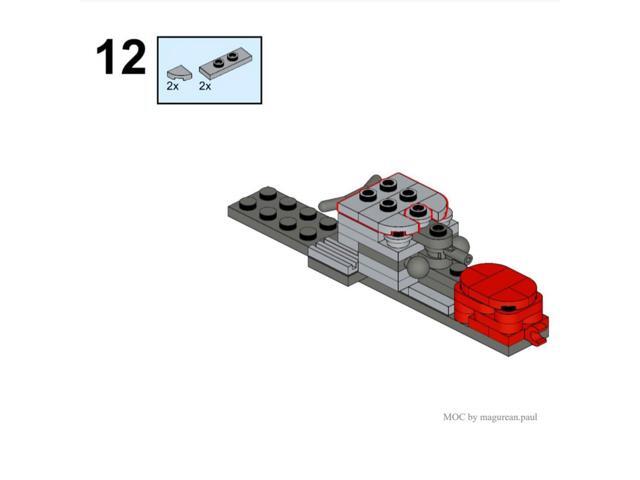 ZITIANYOUBUILD Custom MOC-142495 Terran-Vulture Future Star Warship Model 234 Parts Kids Gift
