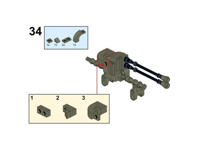 ZITIANYOUBUILD Custom MOC-103635 Tsmeu-6 personal wheel bike Technology Warship 276 Parts