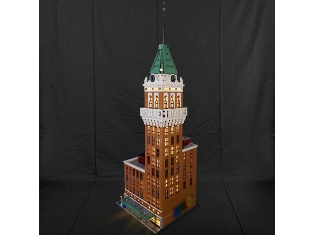 ZITIANYOUBUILD Custom Tribune Tower Skyscraper - Modular Building with Full Interior 14642 Parts