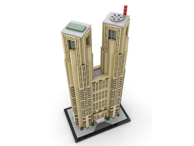 ZITIANYOUBUILD MOC-153517 1/800 Scale Tokyo Metropolitan Government Building MOC Set 1972PCS