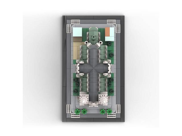 ZITIANYOUBUILD MOC-212962 1/800 Scale St. Patricks Cathedral Building Blocks Set (580PCS)