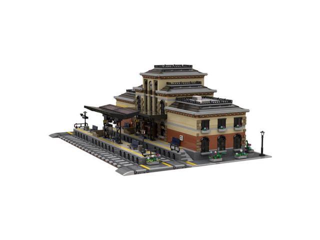 ZITIANYOUBUILD Custom MOC-109197 Modular German Railway Station Building Blocks (8571PCS