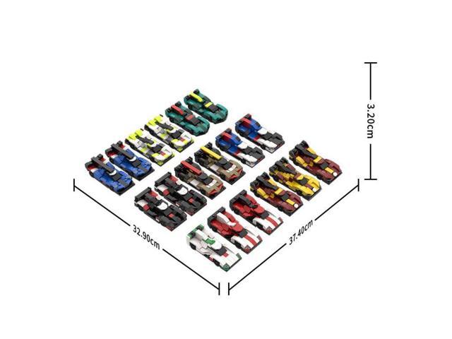ZITIANYOUBUILD Custom MOC-213123 2025 WEC Hypercar Grid 5 wide Building Blocks (1955PCS)