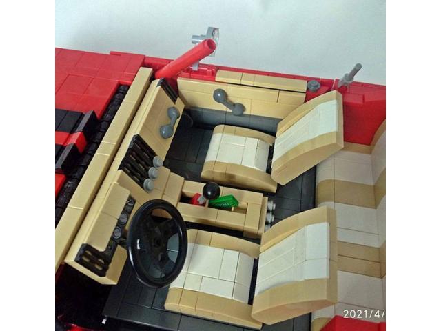 ZITIANYOUBUILD Custom MOC-75243 1/10 Scale Muscle Car Building Blocks (Dynamic Version/2188PCS