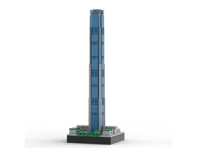 ZITIANYOUBUILD Custom MOC-207955 Goldin Finance 117 Building Blocks Set (658PCS) Toys Gift