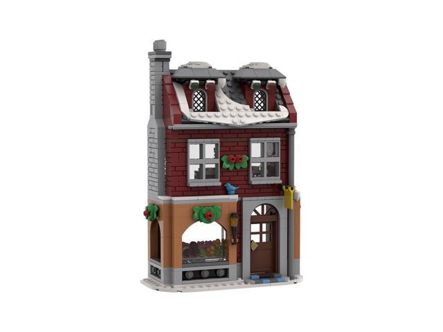 ZITIANYOUBUILD Custom MOC-154035 Winter Village Main Street Bakery Building Blocks Set 621PCS