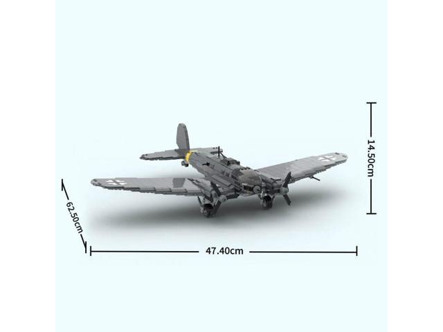 ZITIANYOUBUILD MOC-182474 1/35 Scale WWII German Heinkel He 111 Medium Bomber Blocks (1307PCS)