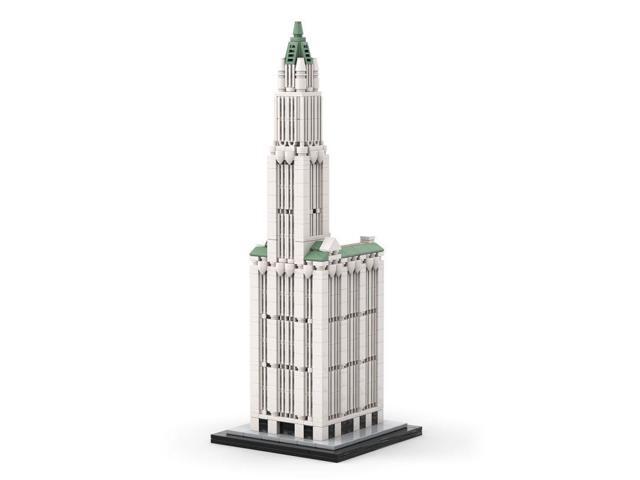 Custom MOC-126951 1/800 Scale Woolworth Building Blocks Set (1110PCS) Toys