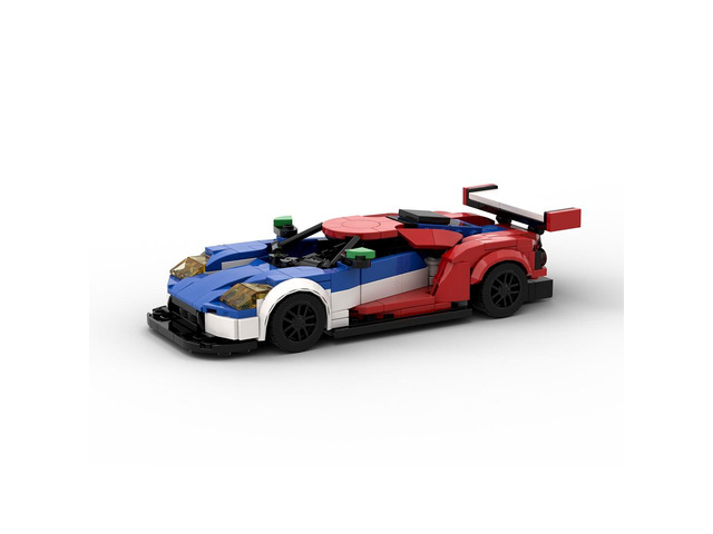 Custom MOC-215282 24-hour endurance sports racing car Building Blocks Set 338PCS