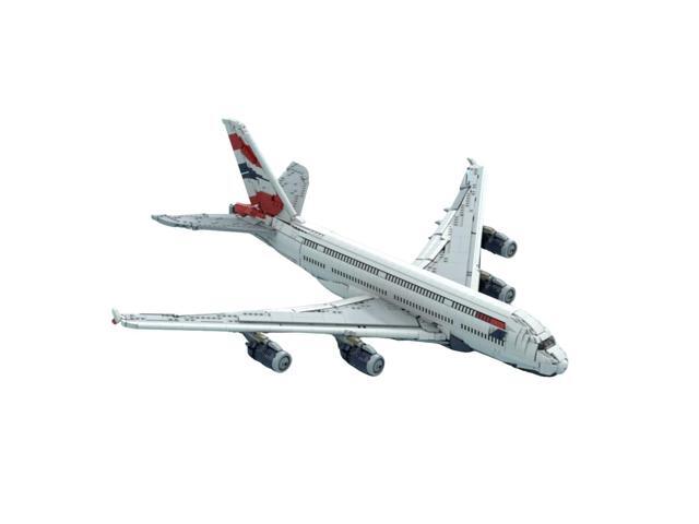 Custom MOC-231606 British Airways Airbus A380 Building Blocks Set (3787PCS) Toys