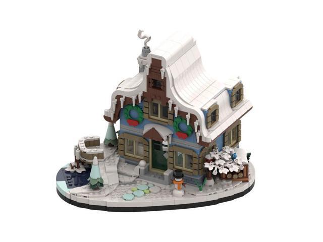 Custom MOC-165379 Winter House Buidling Blocks Set 1812 Pieces Toys