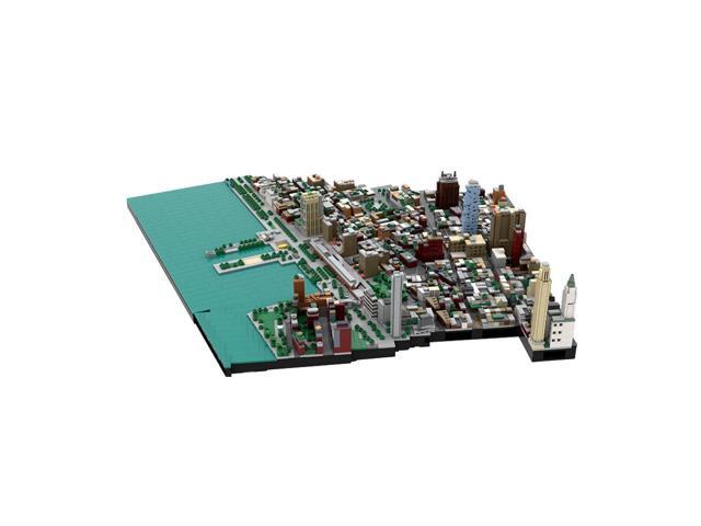 Custom MOC-223473 1/2000 Scale Tribeca New York City Building Blocks (5696PCS)