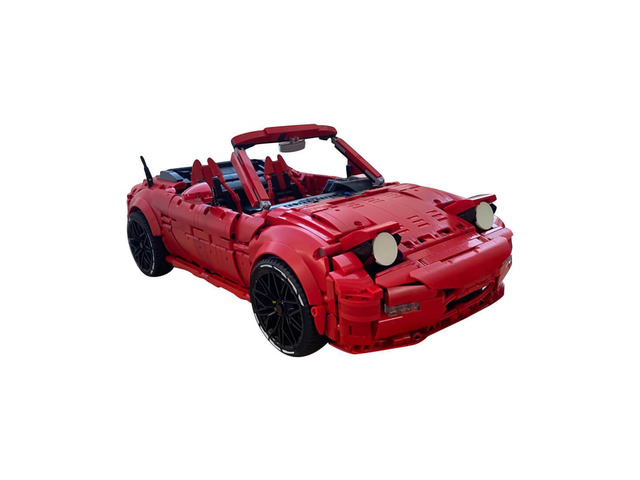 MOC-199862 1/8 Scale MX-5 Convertible Sports Car Building Blocks Set (2624PCS