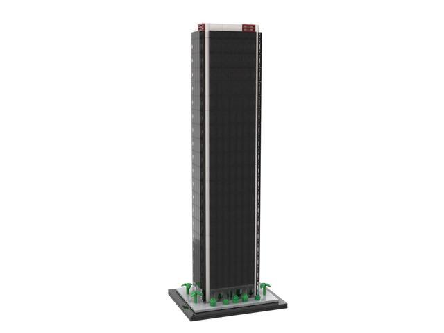 MOC-231911 1/800 Scale Los Angeles Landmark Architecture Street Scene (730PCS)