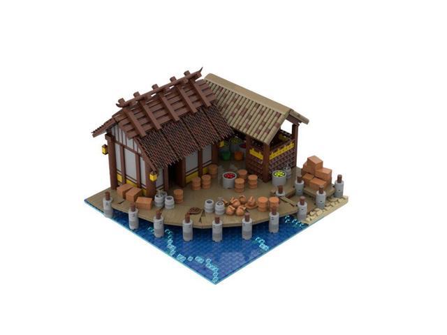 Custom MOC-248383 Age of Empires East Asian Dock Building Blocks Set (3824PCS)