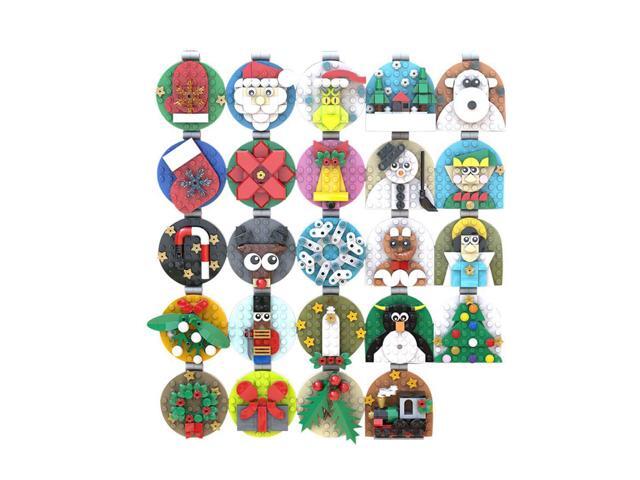 Custom MOC-202061 Advent Calendar of Christmas Ornaments Blocks Set (688PCS)