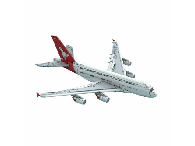 Custom MOC-232258 Qantas Airbus A380 Building Blocks Set (3771PCS) Building Toys