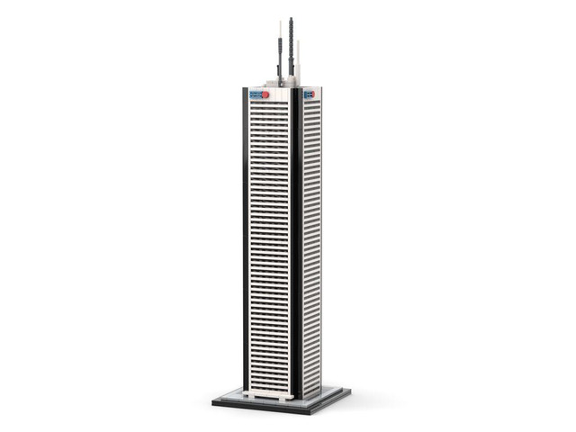Custom MOC-243505 1/800 Scale First Canadian Place Building Blocks Set (1666PCS)