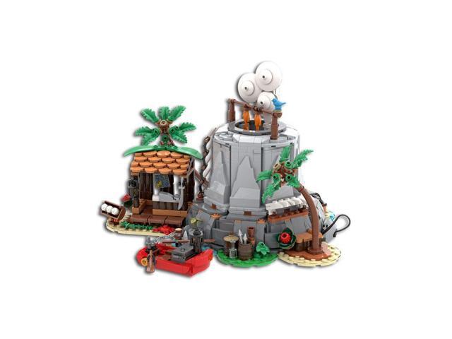 Custom MOC-208347 Medieval Smoldering Bay Building Block Set (873PCS) Toys