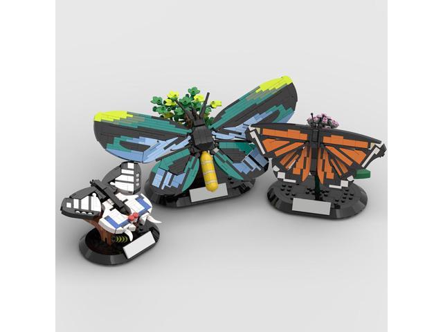 Custom MOC-140287 Insect MOC Butterflies Collection Building Blocks Set (940PCS)