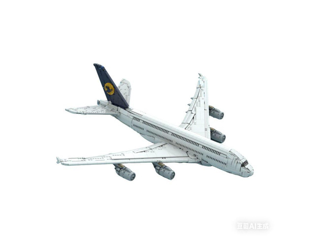 Custom MOC-231917 Lufthansa Airbus A380 Building Blocks Set (3787PCS) Toys