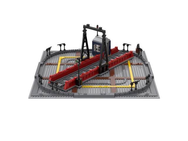 MOC-234136 Train Turntable Roundhouse Base Compatible with 8-Wide Trains 680PCS