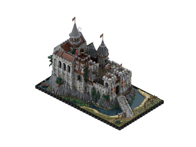 Custom MOC-206892 Medieval Castle Building Blocks Set (21090PCS) Building Toys