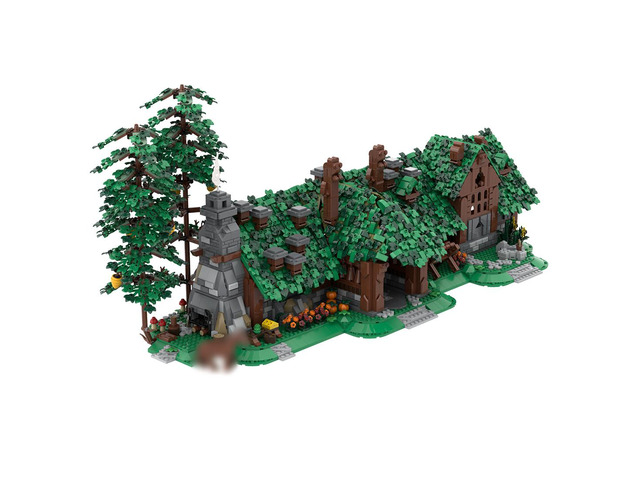 Custom MOC-235190 UCS The House of Beorn Building Blocks Set (4790PCS) Toys