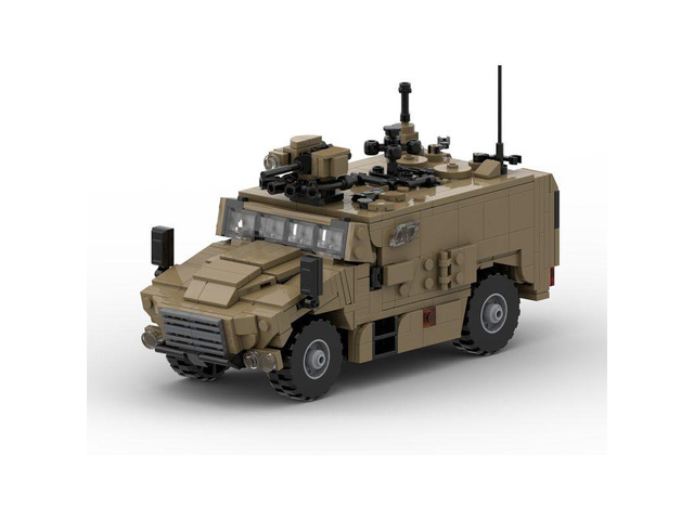 Custom MOC-222718 1/35 Scale WWII Military French VBMR-L Serval Blocks (684PCS)