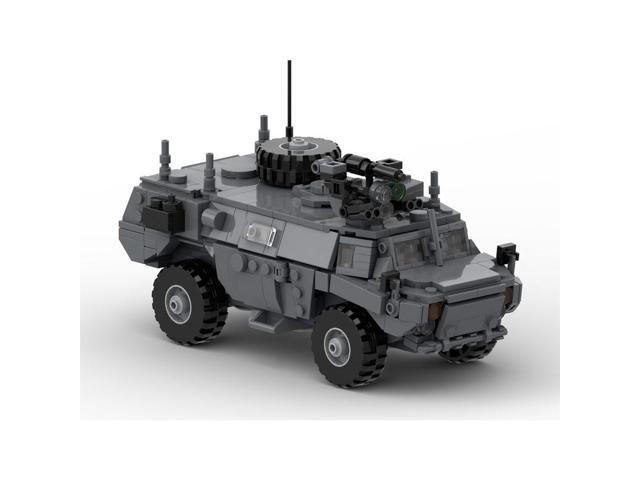 Custom MOC-225385 1/35 Scale Military TEXTRON TAPV Building Blocks Set(581PCS)