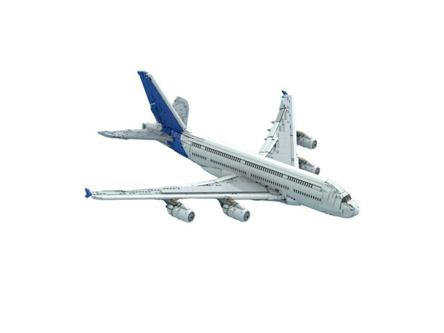 Custom MOC-231269 Airbus A380 factory livery Building Blocks Set (3774PCS)