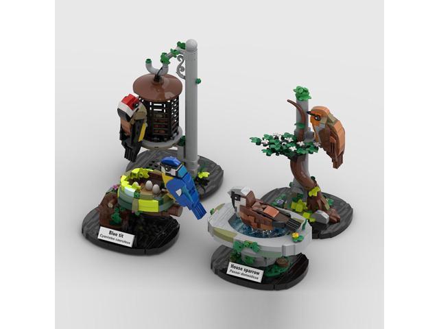Custom MOC-138570 Garden Birds of Britain Building Blocks Set (1285PCS)