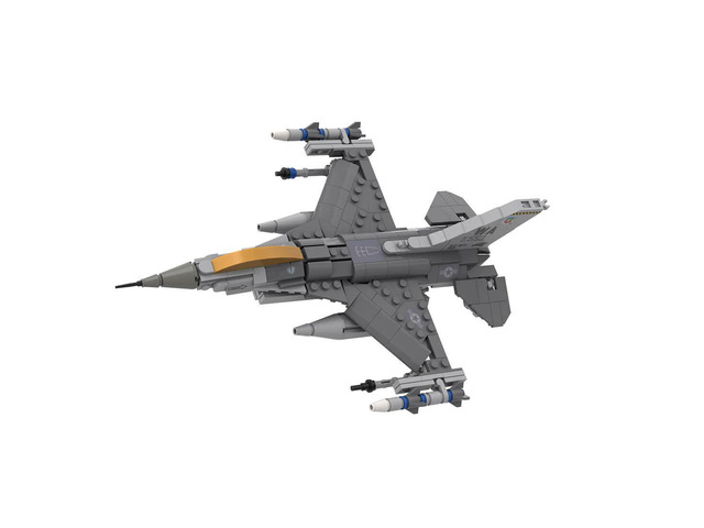 MOC-224853 1/58 Scale American Supersonic Multirole Combat Fighter Blocks 497PCS