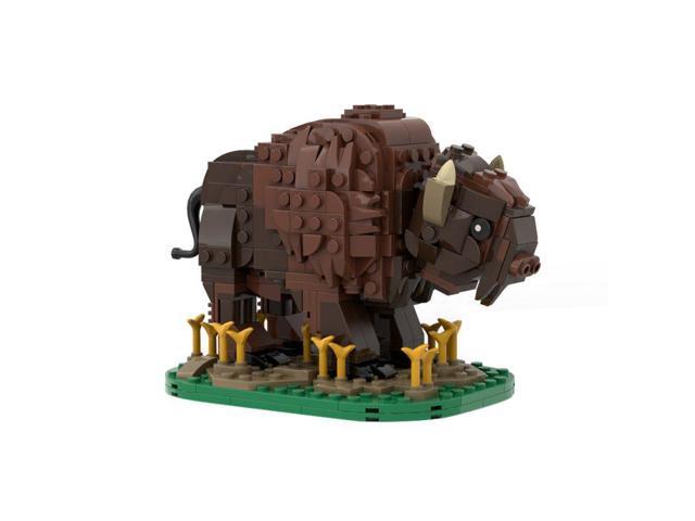 Custom MOC-212761 American Bison Building Blocks Set (424PCS) Toys