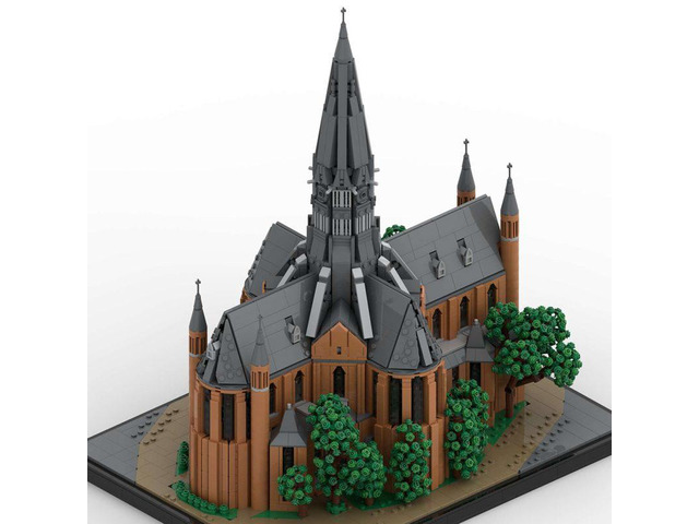 Custom MOC-248825 1/125 Scale Vondelkerk Building Blocks Set (6808PCS) toys
