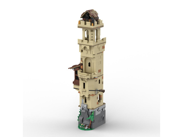 Custom MOC-221503 Medieval Watchtower BuildingBlocks Set (594PCS) TOYS