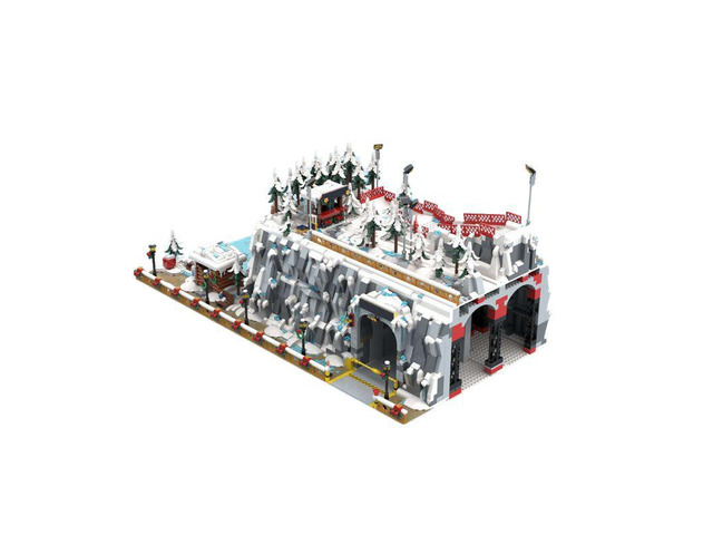 Custom MOC-217169 Winter Bay Building Block Set (5419PCS) Toys