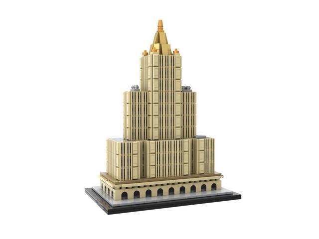 Custom MOC-239057 1/800 Scale New York Life Architecture Blocks Set (1096PCS)