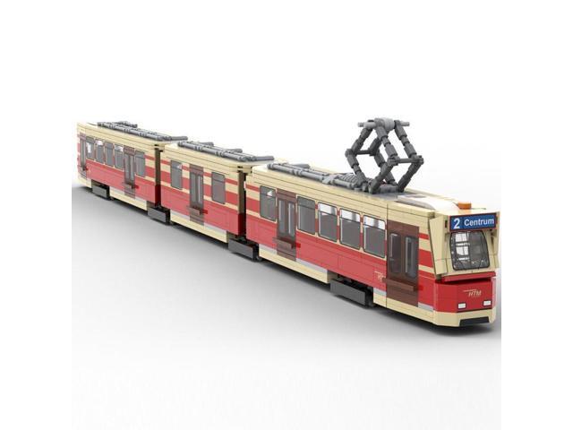 Custom MOC-163849 HTM GTL-8 Tram Building Blocks Set (1291PCS) Building Toys