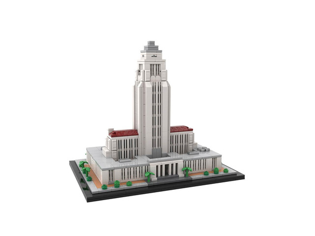 MOC-211470 1/800 Los Angeles City Hall Landmark Architecture Street Scene 984PCS