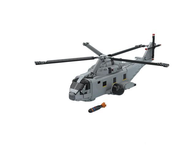 Custom MOC-236058 European AW-101 Multi-Purpose Helicopter Blocks Set (2285PCS)