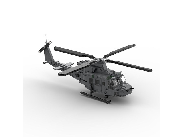 MOC-236742 Bell-412 Multipurpose Helicopter Military Building Blocks Set 738PCS
