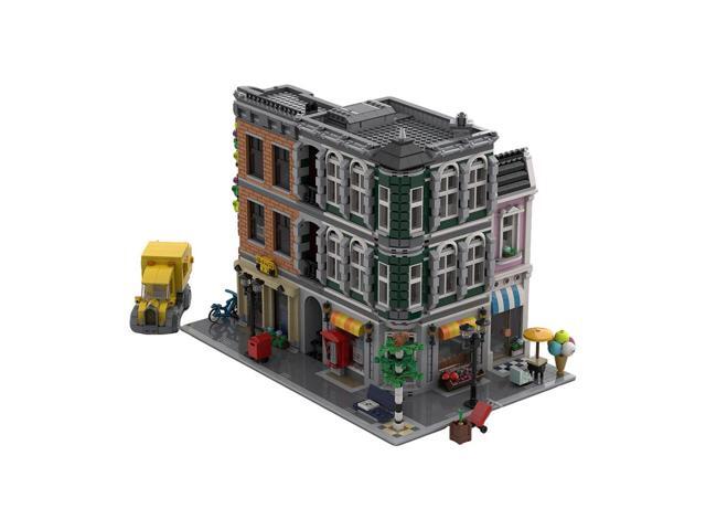 Custom MOC-226380 Street Scene MOC Block Commercial Center Blocks Set (3853PCS)